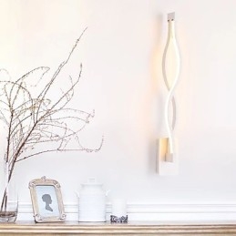 Moderne luci da parete creative in metallo soggiorno corridoio camera da letto camere d'albergo comodino decorazione illuminazione