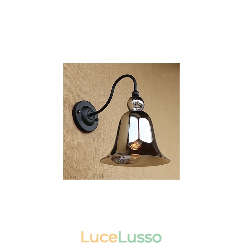 Applique da parete rustica Lodge Silver Feature per faretti da parete