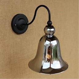 Applique da parete rustica Lodge Silver Feature per faretti da parete