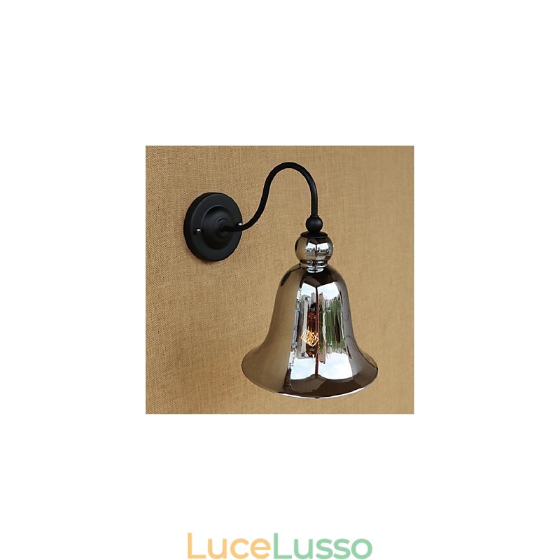 Applique da parete rustica Lodge Silver Feature per faretti da parete