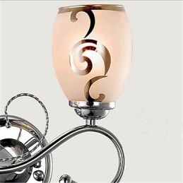 Moderna caratteristica contemporanea elettroplaccata per applique da parete in stile mini in cristallo con luce ambientale