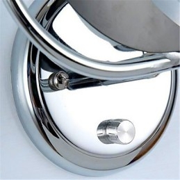 Applique da parete moderne e contemporanee in argento, caratteristica per luce ambientale