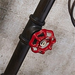Applique da parete retrò in tubo industriale, semplice loft, gabbia per uccelli nera, metallo, soggiorno, sala da pranzo, cucina, bar, caffetteria, decorazione, illuminazione