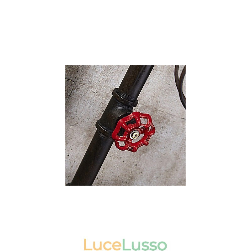 Applique da parete retrò in tubo industriale, semplice loft, gabbia per uccelli nera, metallo, soggiorno, sala da pranzo, cucina, bar, caffetteria, decorazione, illuminazione