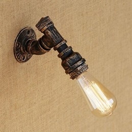 Applique da parete con luce ambientale in stile mini, stile retrò, vintage, paese, dipinto