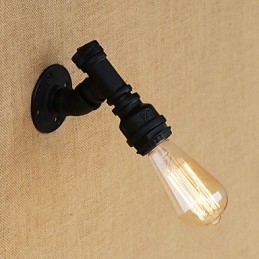 Applique da parete con luce ambientale in stile mini, stile retrò, vintage, paese, dipinto