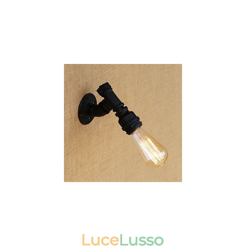 Applique da parete con luce ambientale in stile mini, stile retrò, vintage, paese, dipinto