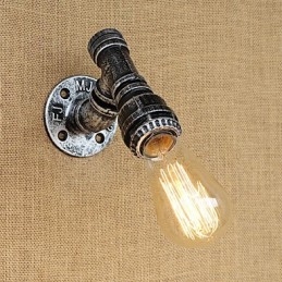 Applique da parete con luce ambientale in stile mini, stile retrò, vintage, paese, dipinto
