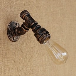 Applique da parete con luce ambientale in stile mini, stile retrò, vintage, paese, dipinto
