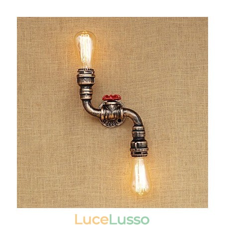 Applique da parete rustica in ottone per stile mini, luce ambientale, lampada da parete Applique da parete rustica in ottone per stile mini, luce ambientale, lampada da parete