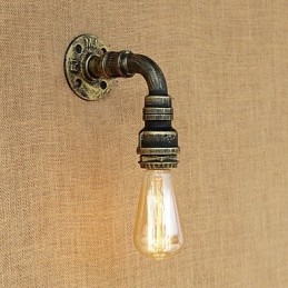 Applique da parete con luce ambientale in stile mini, stile retrò, vintage, paese, dipinto