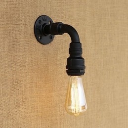 Applique da parete con luce ambientale in stile mini, stile retrò, vintage, paese, dipinto