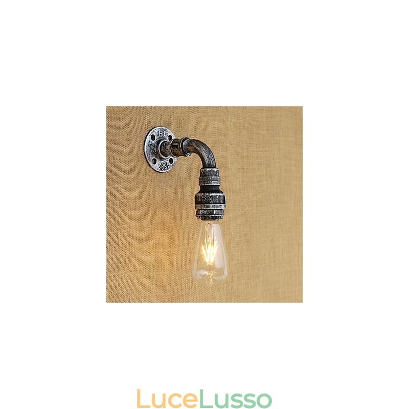 Applique da parete con luce ambientale in stile mini, stile retrò, vintage, paese, dipinto