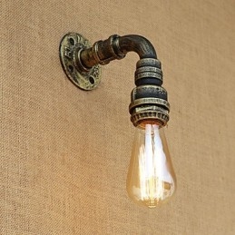 Applique da parete con luce ambientale in stile mini, stile retrò, vintage, paese, dipinto