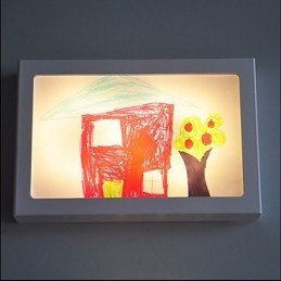 Pittura moderna contemporanea integrata, caratteristica moderna contemporanea per applique da parete con luce ambientale