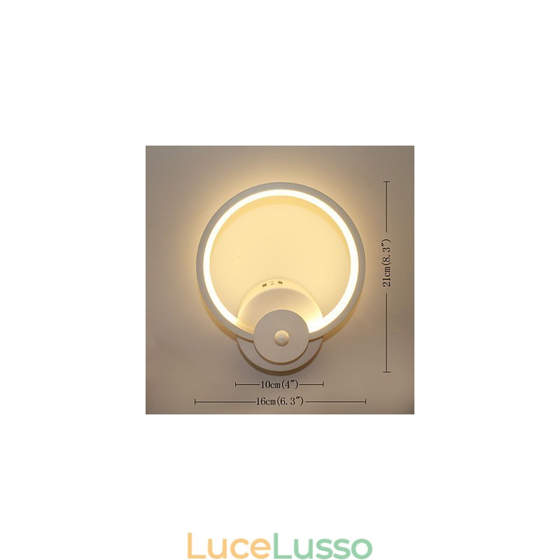 Lampada da comodino moderna minimalista creativa Lampada da incasso Ingresso Scale Camera da letto Illuminazione da parete