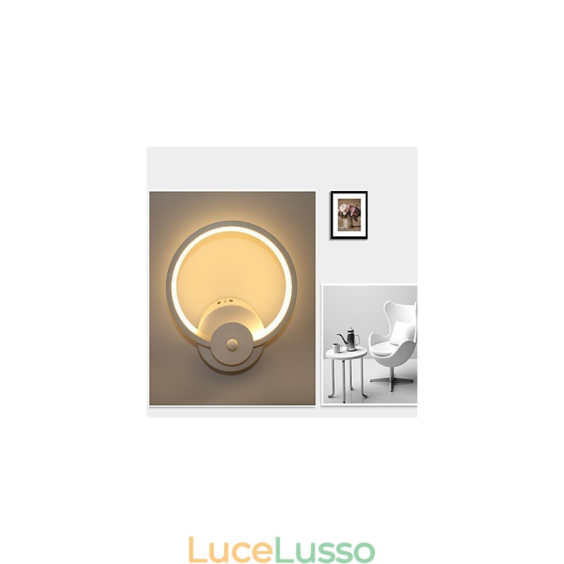 Lampada da comodino moderna minimalista creativa Lampada da incasso Ingresso Scale Camera da letto Illuminazione da parete