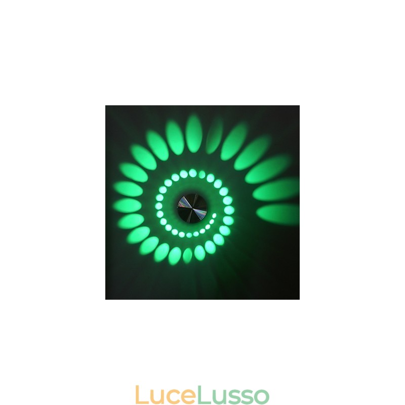 Lampada da parete moderna in alluminio leggero a filo integrata