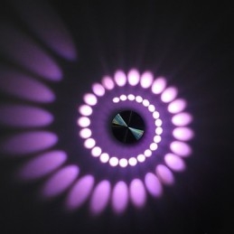 Lampada da parete moderna in alluminio leggero a filo integrata