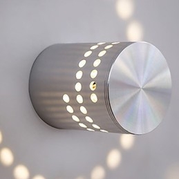 Lampada da parete moderna in alluminio leggero a filo integrata