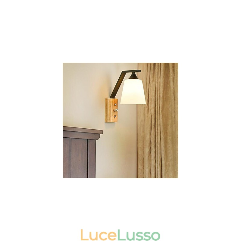 Moderna pittura contemporanea retrò country caratteristica per mini lampade da parete di protezione degli occhi in stile