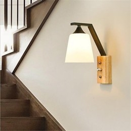 Moderna pittura contemporanea retrò country caratteristica per mini lampade da parete di protezione degli occhi in stile