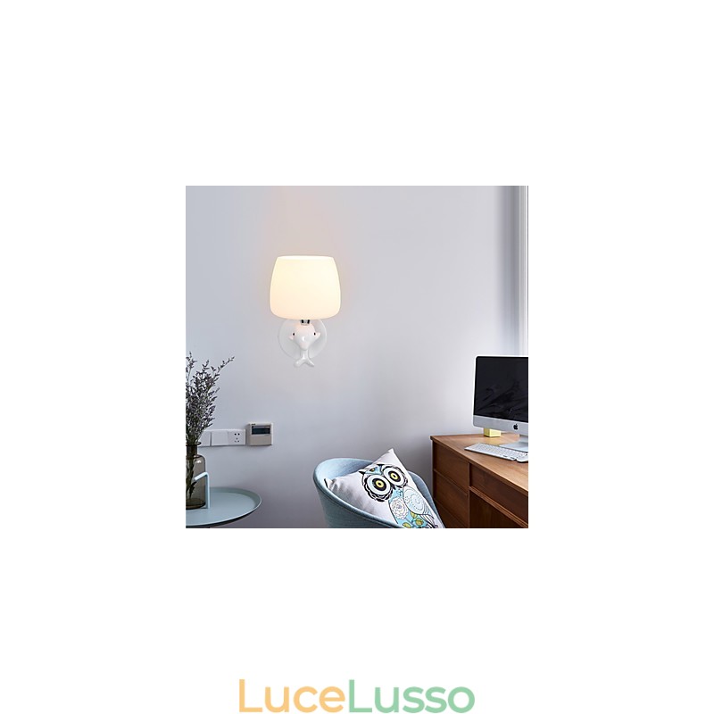 Moderna pittura contemporanea caratteristica per la protezione degli occhi luce ambientale applique da parete luce da parete