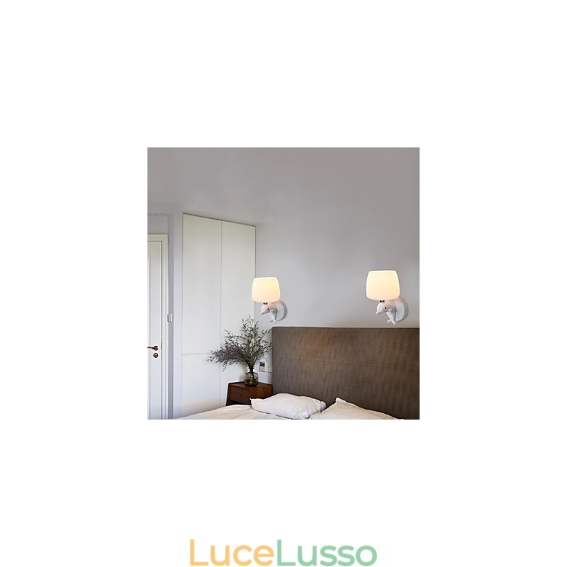 Moderna pittura contemporanea caratteristica per la protezione degli occhi luce ambientale applique da parete luce da parete