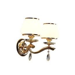 Applique da parete moderne e contemporanee con funzione elettrolitica per luce ambientale in cristallo