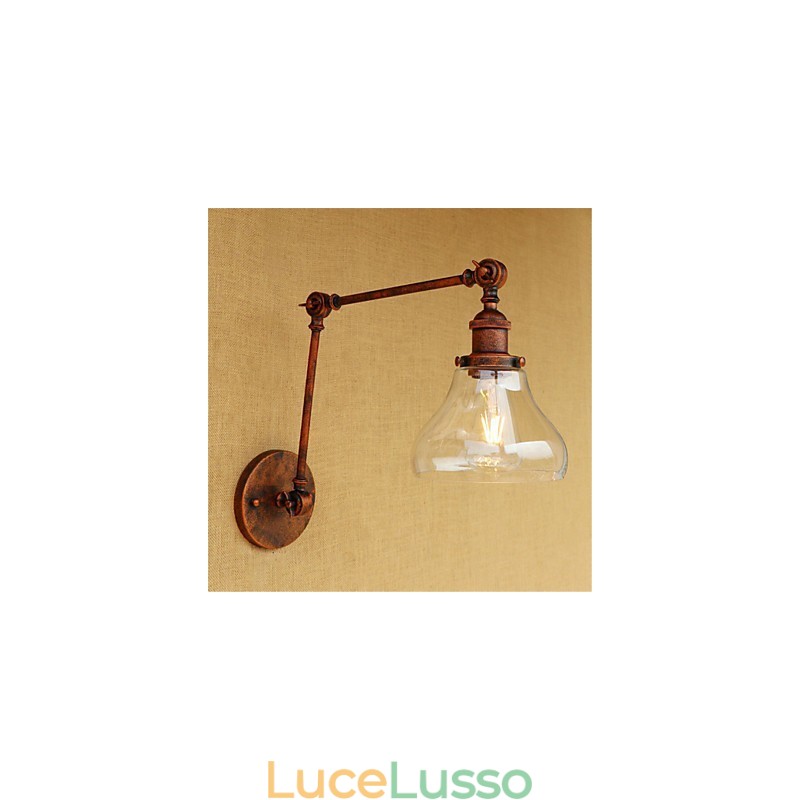 Paese Retro Elettrolitico Caratteristica per Mini Stile Protezione Occhi Luce Ambiente Braccio Oscillante LuciParete