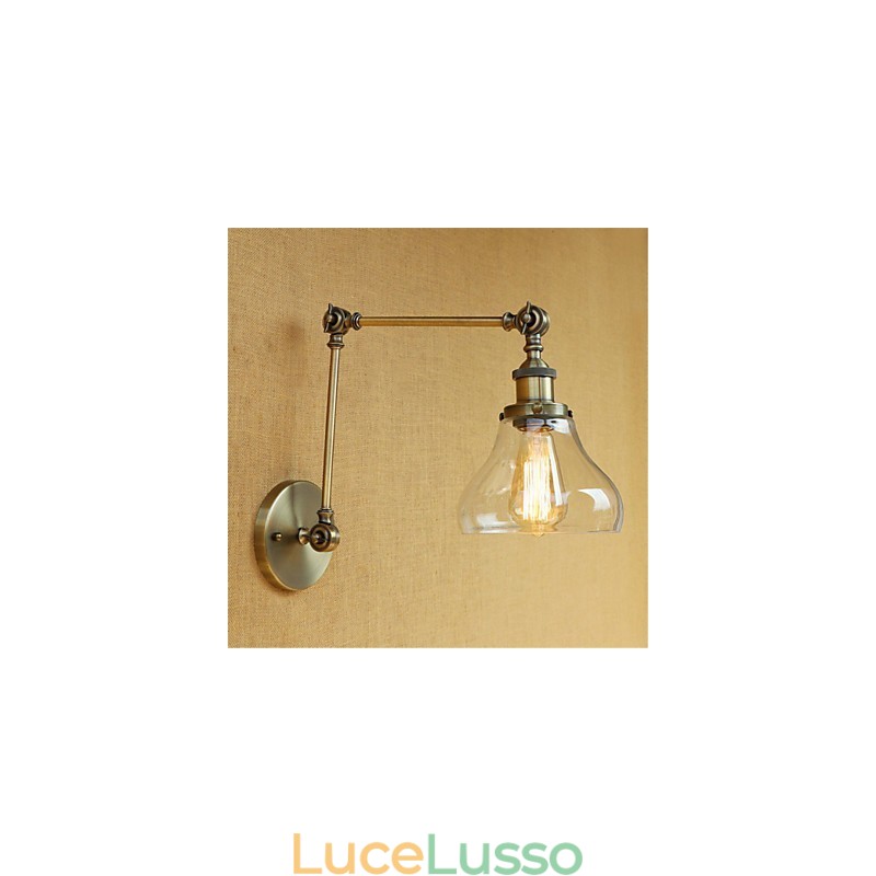 Paese Retro Elettrolitico Caratteristica per Mini Stile Protezione Occhi Luce Ambiente Braccio Oscillante LuciParete