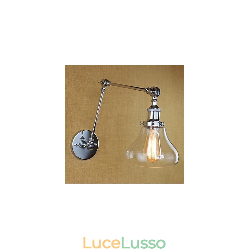 Paese Retro Elettrolitico Caratteristica per Mini Stile Protezione Occhi Luce Ambiente Braccio Oscillante LuciParete
