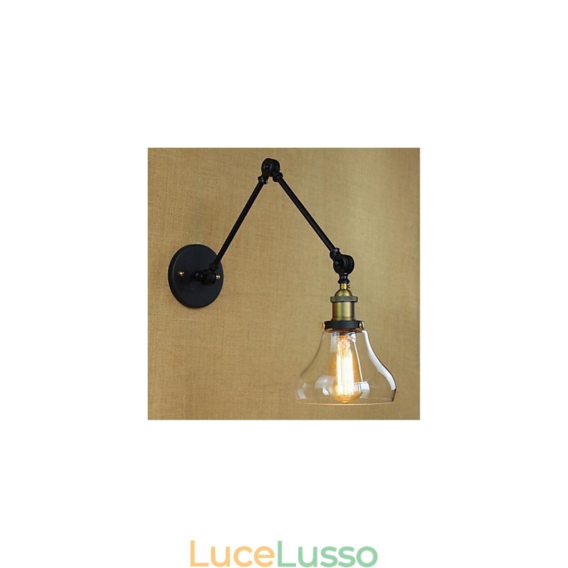 Paese Retro Elettrolitico Caratteristica per Mini Stile Protezione Occhi Luce Ambiente Braccio Oscillante LuciParete