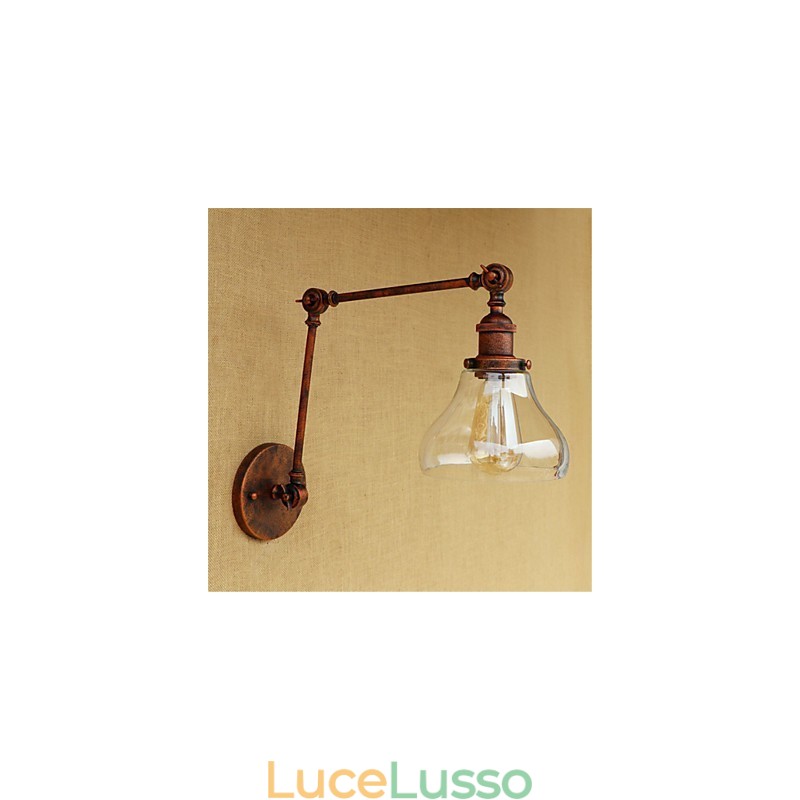 Paese Retro Elettrolitico Caratteristica per Mini Stile Protezione Occhi Luce Ambiente Braccio Oscillante LuciParete