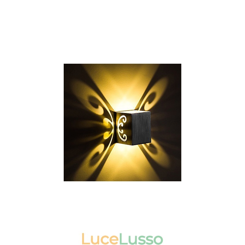Moderna lampada da parete in alluminio leggero da montare a filo Decora le luci da parete