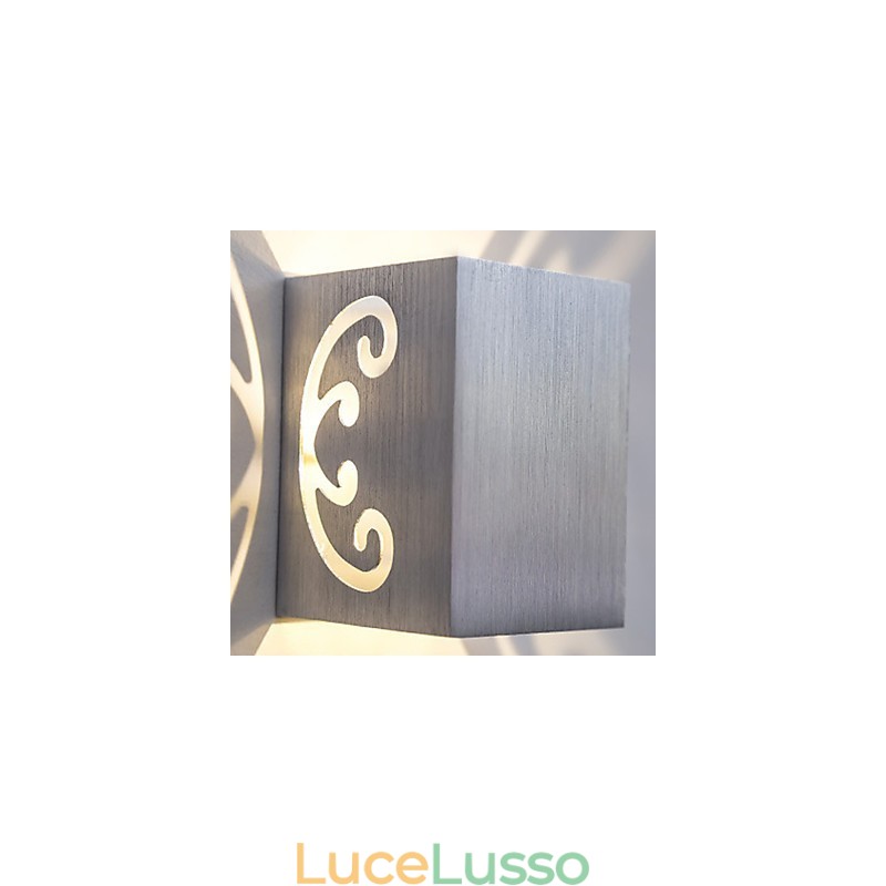 Moderna lampada da parete in alluminio leggero da montare a filo Decora le luci da parete