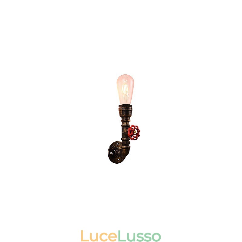 Applique da parete Applique da parete Applique da parete Lampada da parete in ferro Lampada da parete con spada laser nera stupida