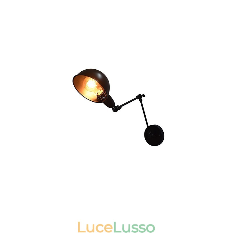 Lampada da parete pieghevole Buzz in ferro Lampada da parete con spada laser nera stupida Stile europeo Stile americano