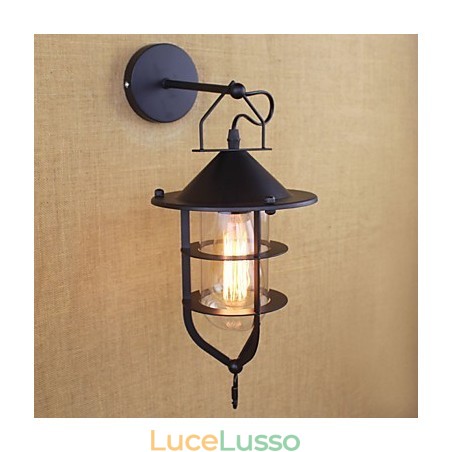 Caratteristica della pittura retrò del paese per applique da parete con luce ambientale in stile mini per la protezione degli occhi Caratteristica della pittura retrò del paese per applique da parete con luce ambientale in stile mini per la protezione degli occhi