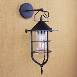 Caratteristica della pittura retrò del paese per applique da parete con luce ambientale in stile mini per la protezione degli occhi