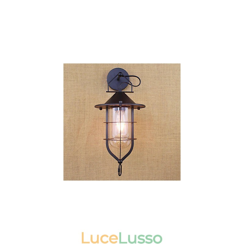 Caratteristica della pittura retrò del paese per applique da parete con luce ambientale in stile mini per la protezione degli occhi