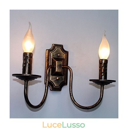 Lampada da parete semplice retrò Corridoio Corridoio Lampada a doppia testa Camera da letto Soggiorno Lampada da parete Illuminazione Lampada da parete semplice retrò Corridoio Corridoio Lampada a doppia testa Camera da letto Soggiorno Lampada da parete Illuminazione