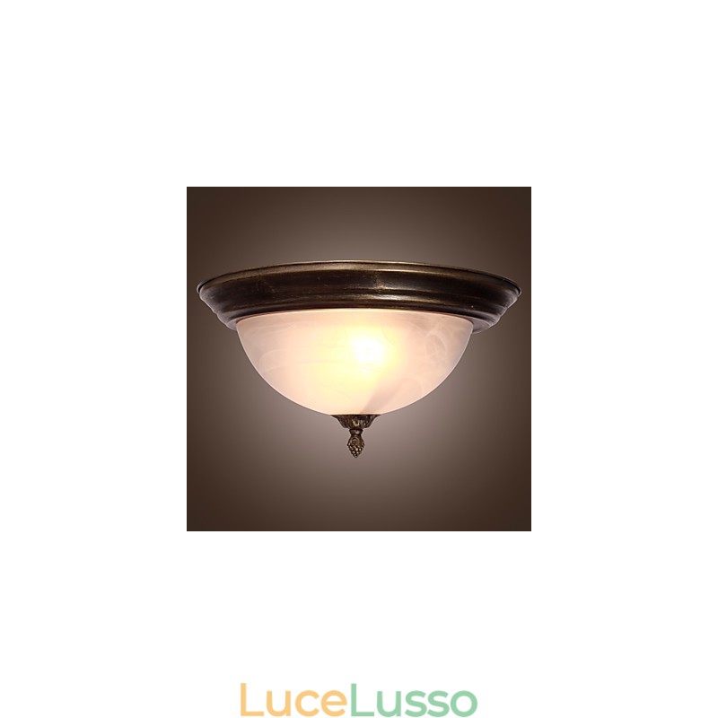 Lampada da soffitto di ispirazione antica con 2 luci