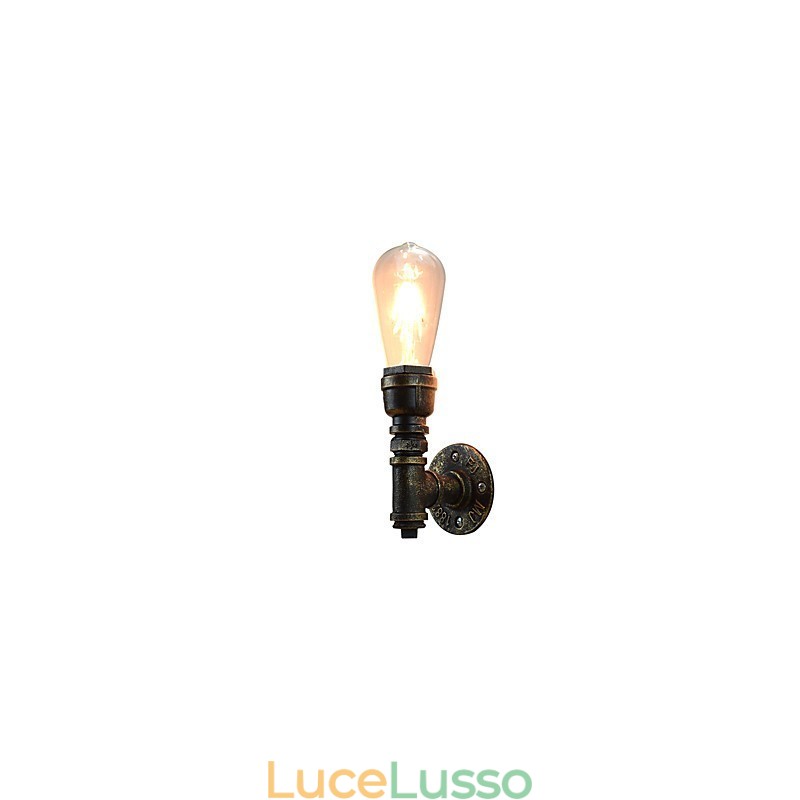 Applique da parete Applique da parete Applique da parete Lampada da parete in ferro Lampada da parete con spada laser nera stupida