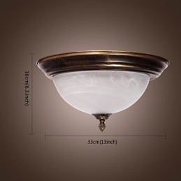 Lampada da soffitto di ispirazione antica con 2 luci