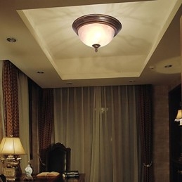 Lampada da soffitto di ispirazione antica con 2 luci