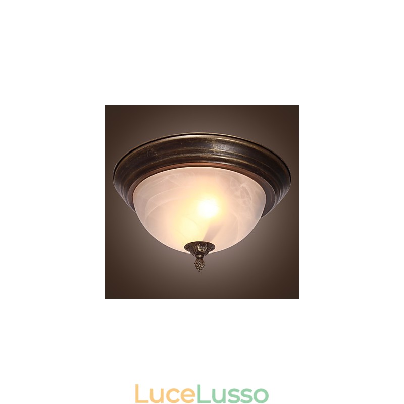 Lampada da soffitto di ispirazione antica con 2 luci