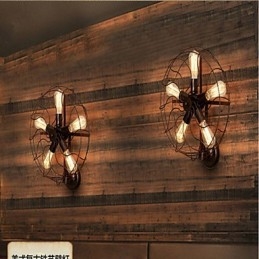 Tradizionale classico rustico Lodge Country Painting Caratteristica per mini stile luce ambientale applique da parete luce da parete