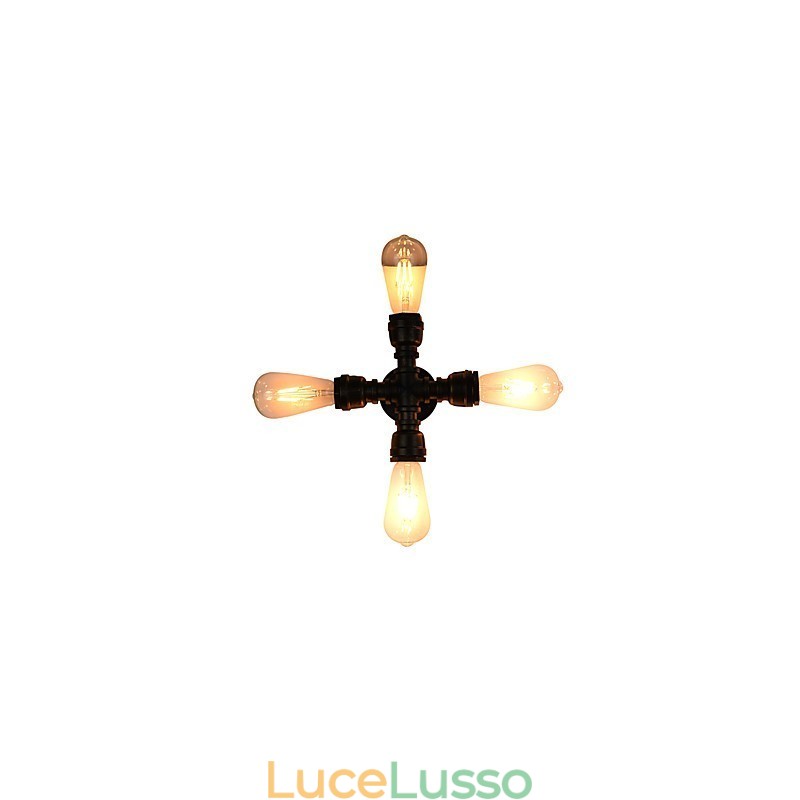 Rustic Lodge Tradizionale Classico Ottone Antico Caratteristica per Luci da Parete Luce Ambientale Applique