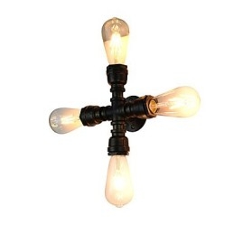 Rustic Lodge Tradizionale Classico Ottone Antico Caratteristica per Luci da Parete Luce Ambientale Applique